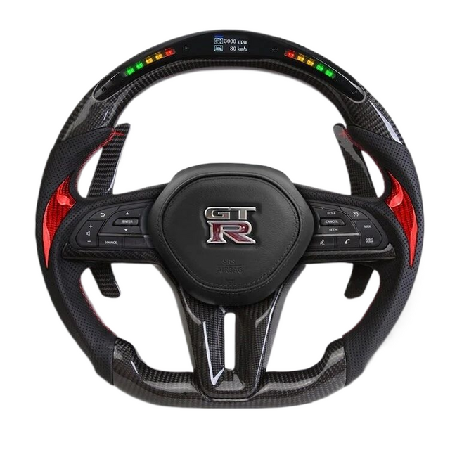 GTR CARBON FIBER STEERING WHEEL